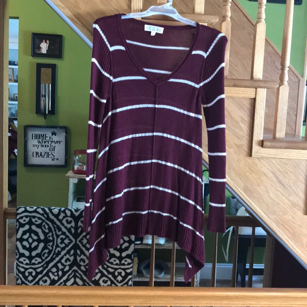 Pink Rose Tapered Sweater